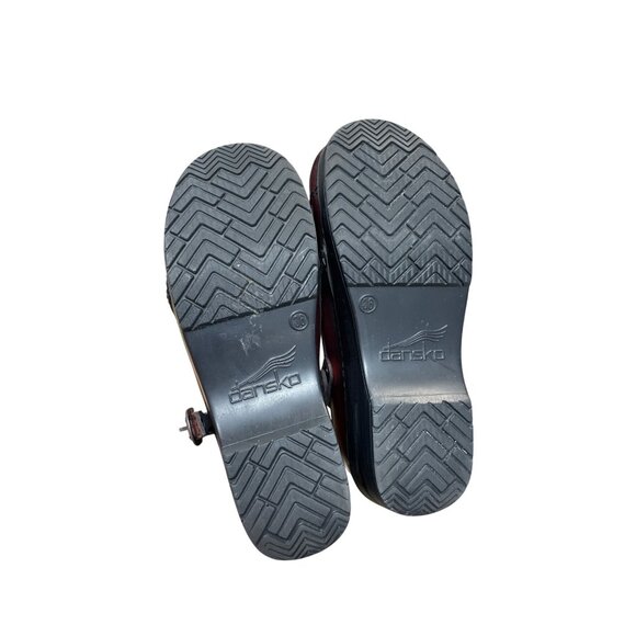 Dansko womans Burgundy Leather Mary Jane Clogs Nursing shoes Size 36/5.5-6 SKU 9 - Picture 5 of 16